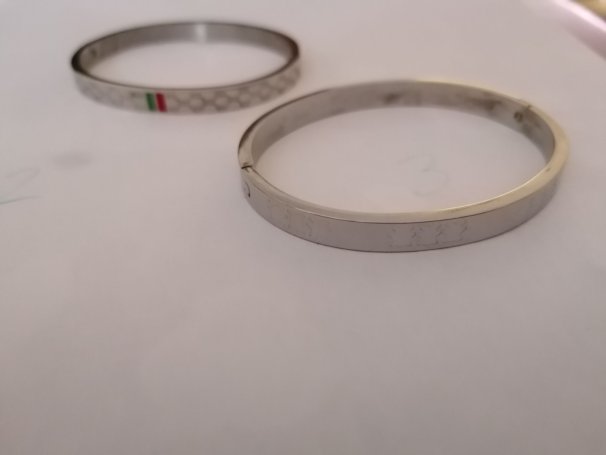 Pulseira aço GUCCI ou Tous senhora