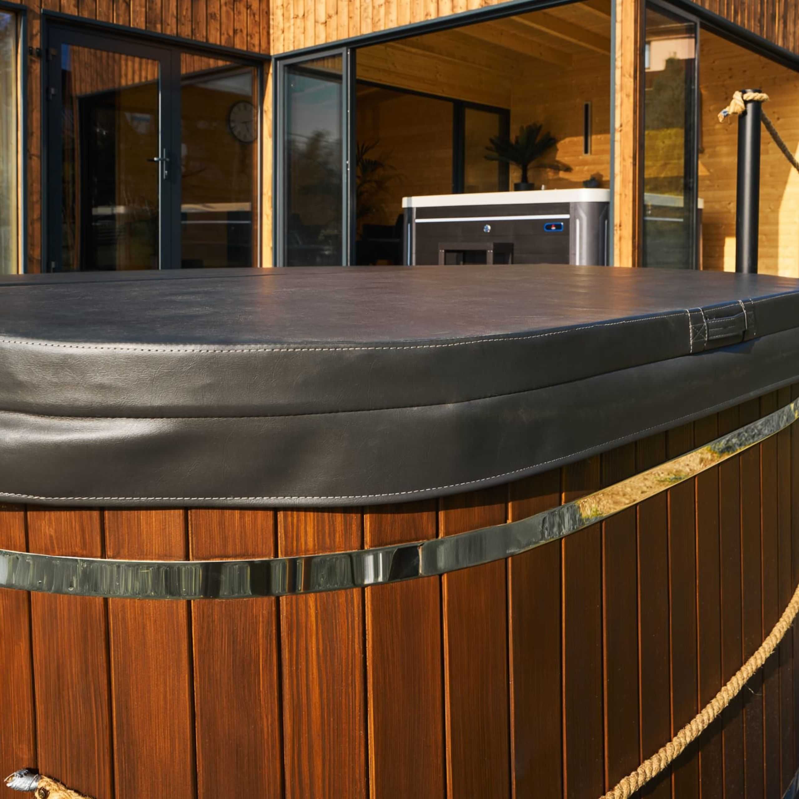 Balia Ogrodowa Jacuzzi z Ogrzewaniem GAZOWYM AKRYLOWA Kwadratowa