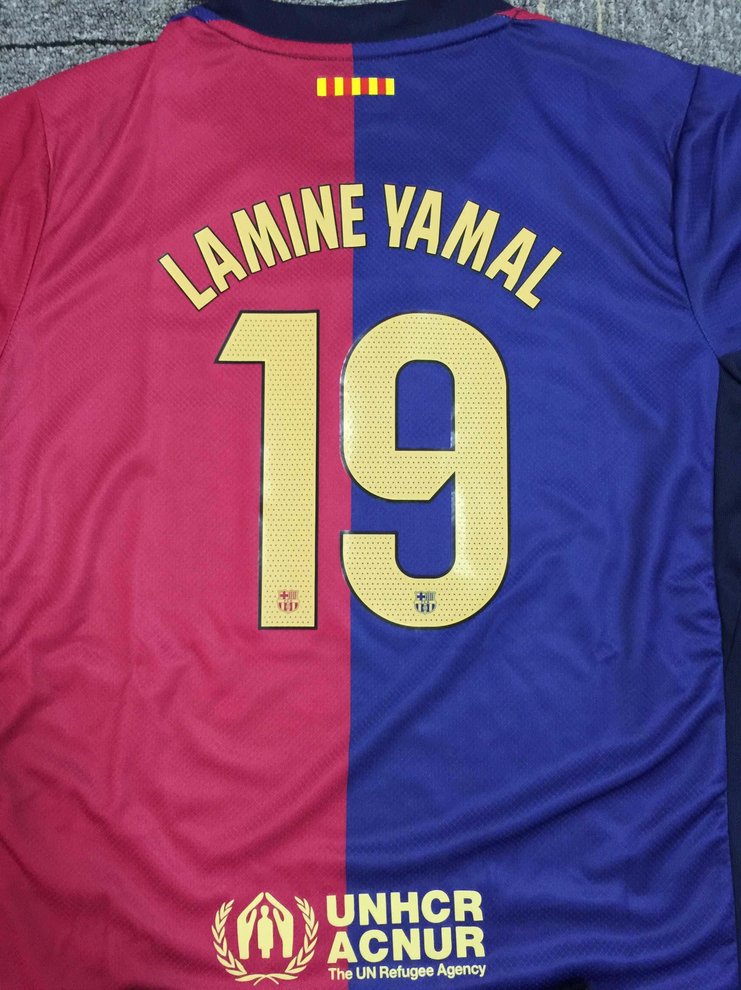 Strój dziecięcy #19 Lamine Yamal FC Barcelona domowa R.22