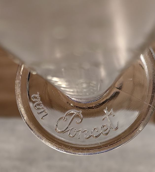 przedwojenna niemiecka szklana miarka kuchenna, dozownik