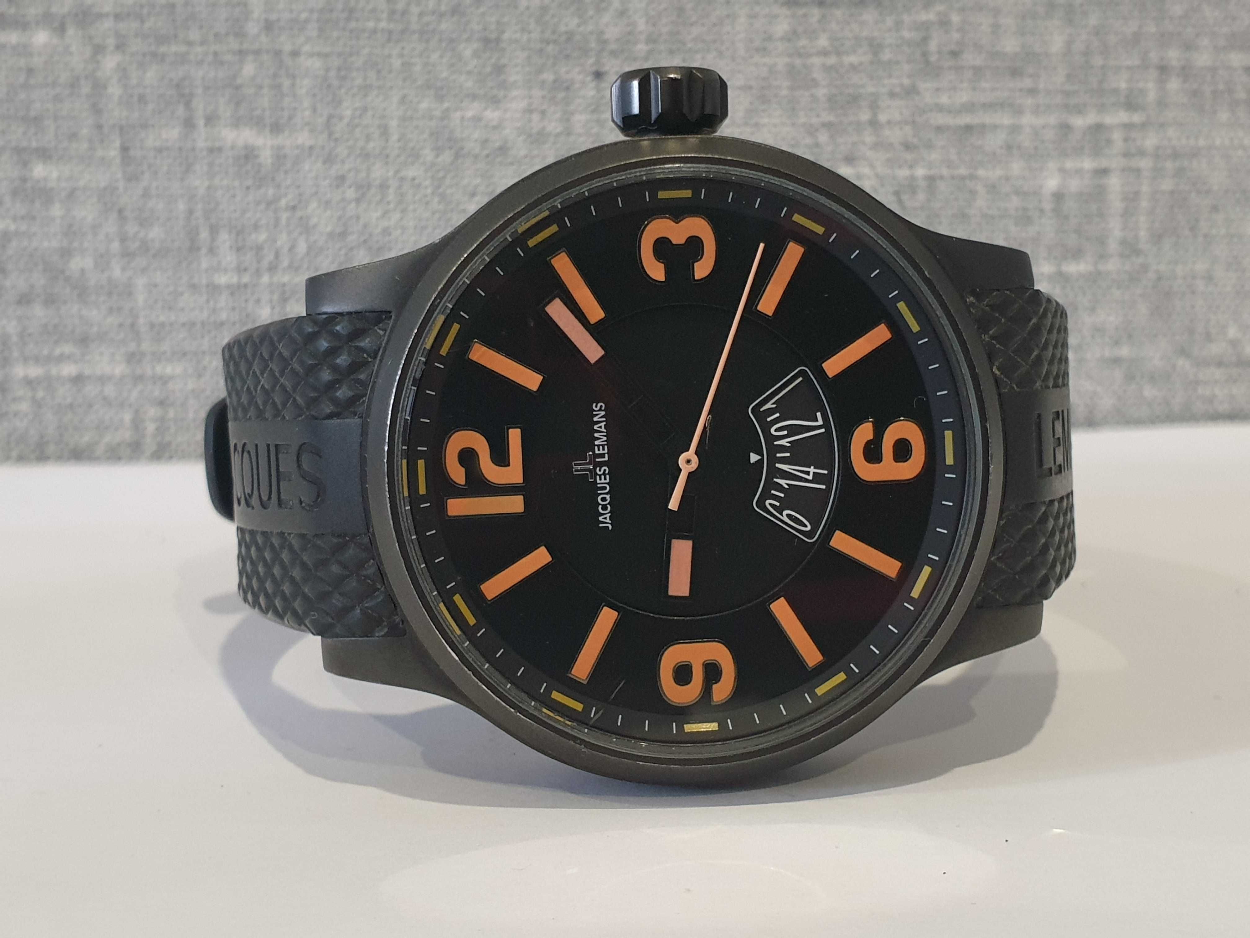 Чоловічий годинник Jacques Lemans 1-1673 48.5 мм 100м