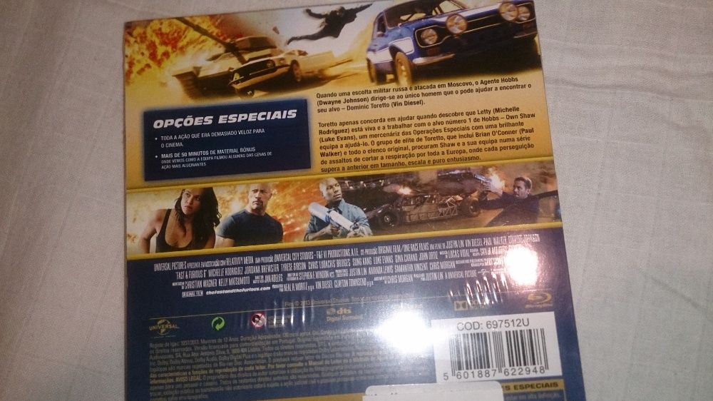 velocidade furiosa 6 (blu ray) steelbook edition (ed. caixa metálica)