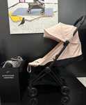 Cybex Coya Wózek Spacerowy Matt Black/ Peach Pink