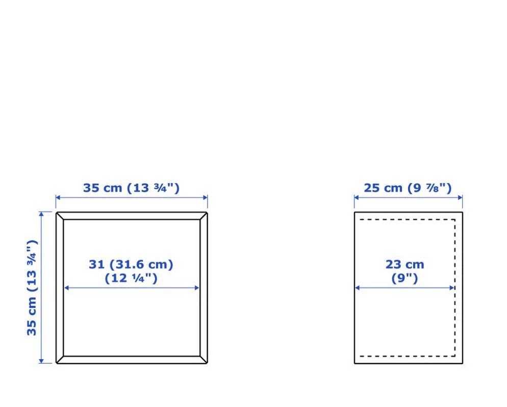 Ikea szafka EKET cienoszara 35x25x35