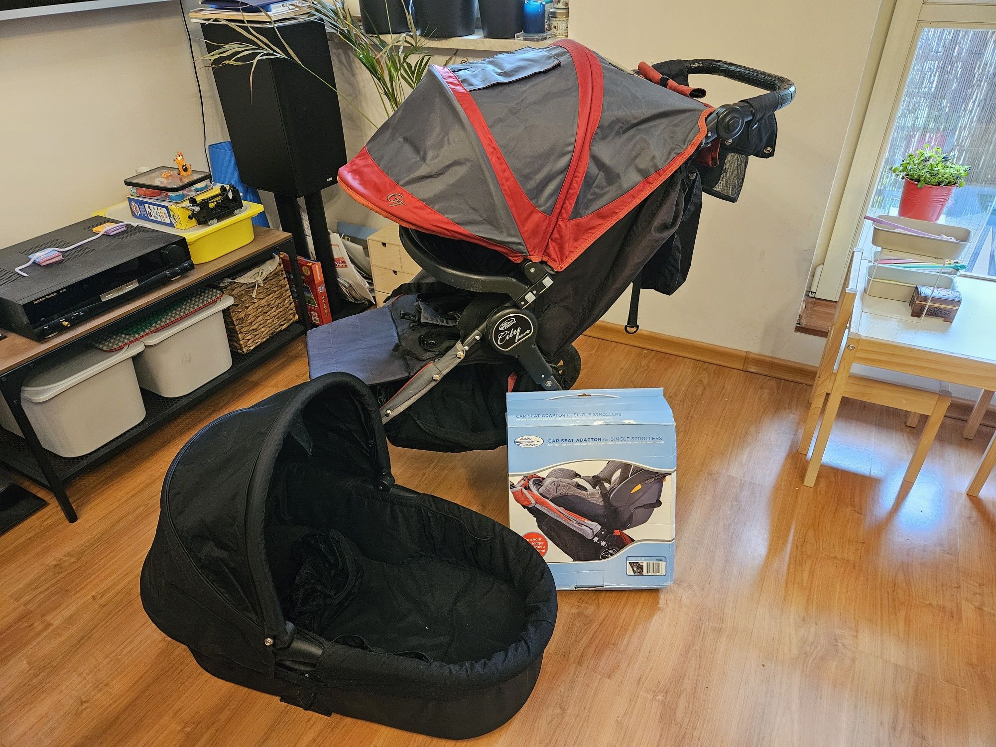 Baby Jogger City Mini GT + gondola + mocowanie fotelika