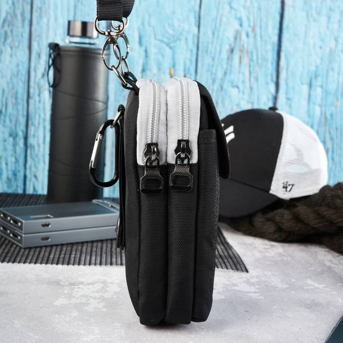 męska saszetka sportowa na ramię  sp-03-gr