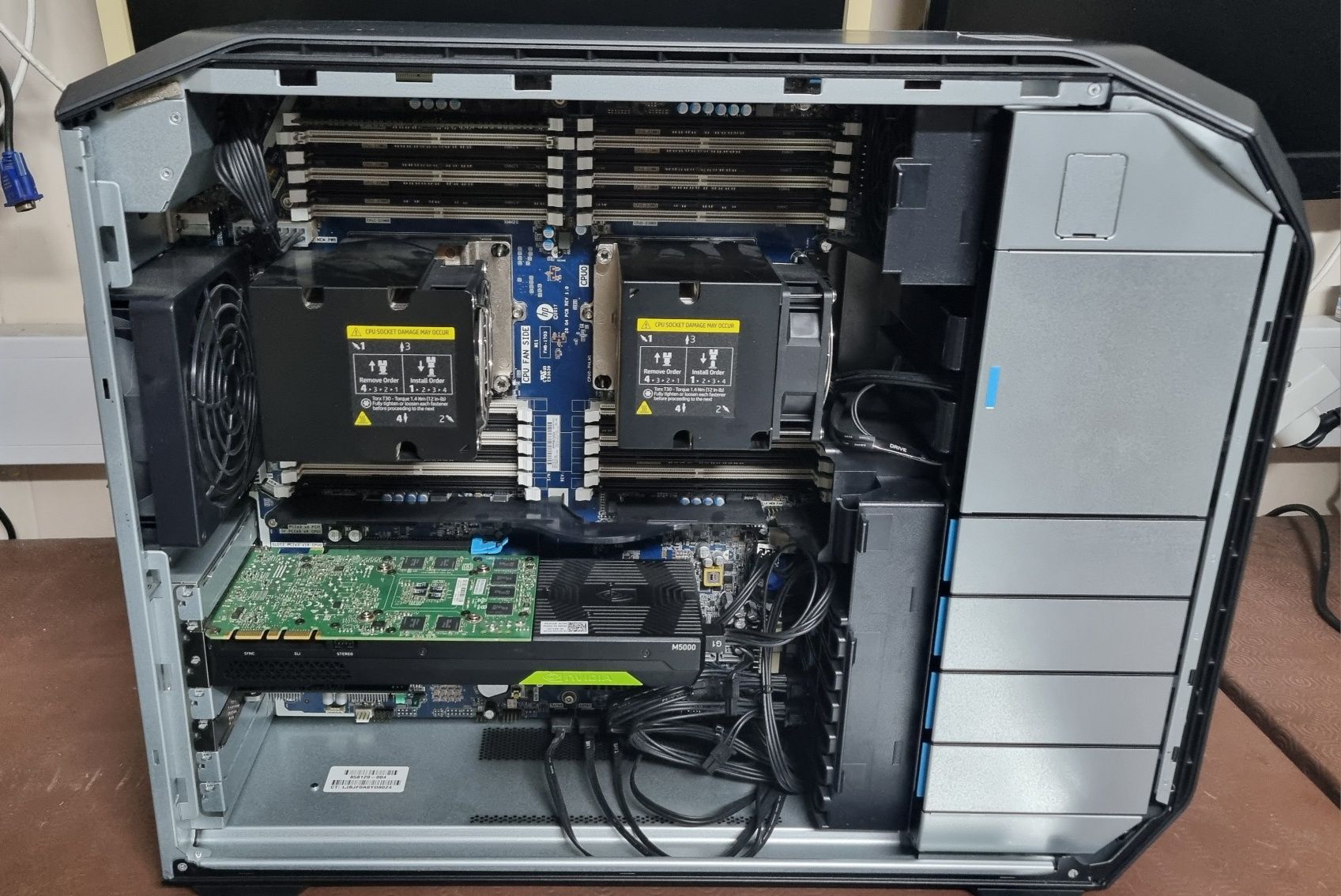 HP Z8 G4 / Duplo xeon gold 6136 24core / 32gb / 512nvme / Quadro M5000