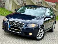 Audi A3 8P Sportback 2007r. 1.9 TDI Climatronic Skóry Zadbana Jeden Wł