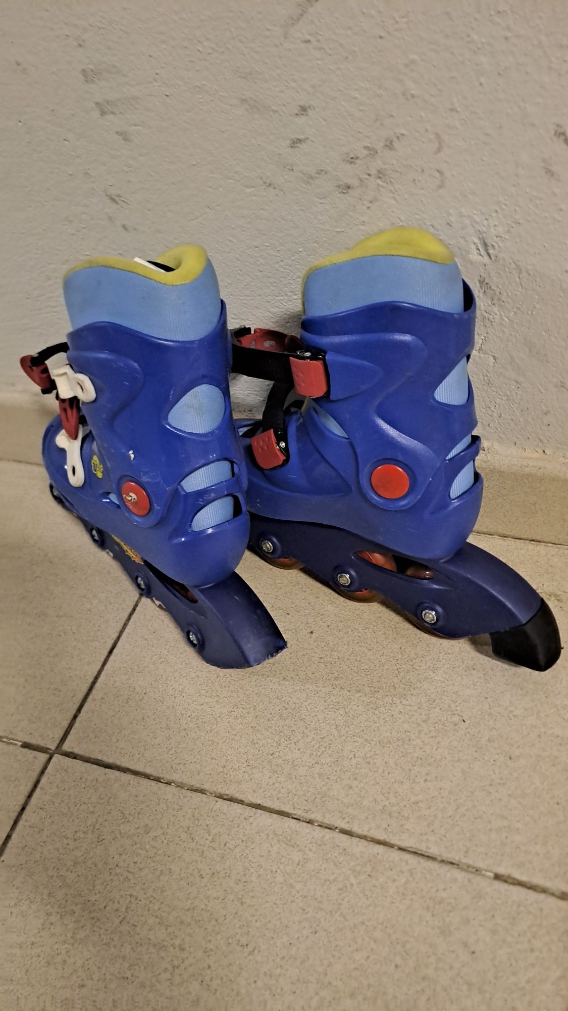 Patins em linha unisexo tamanho 28