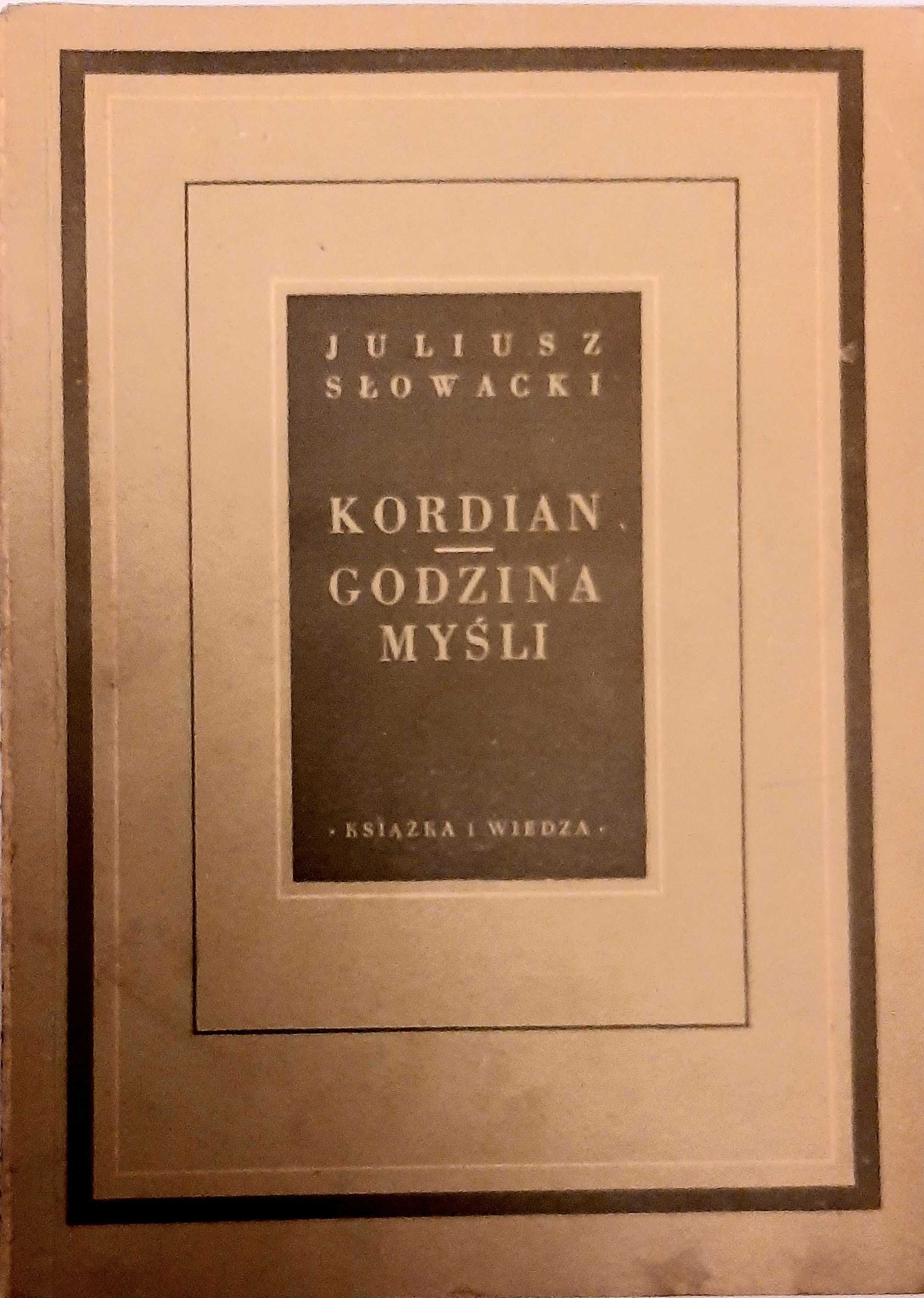 Juliusz Słowacki, Godzina Myśli
