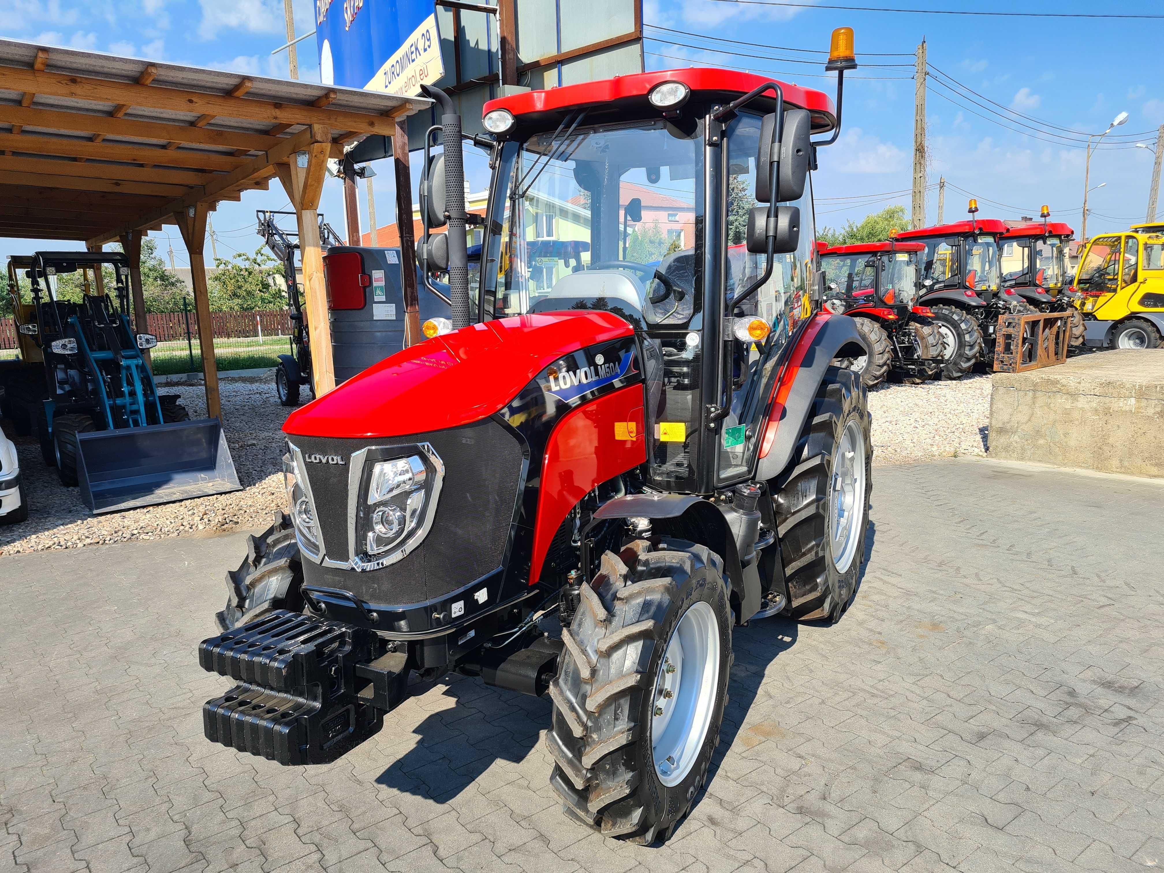 LOVOL M504 moc 50-60KM KREDYT 0% Rewers Klima Radio Pod Program PROW