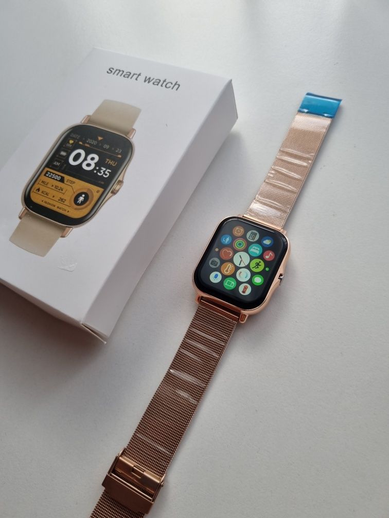 Złoty smartwatch