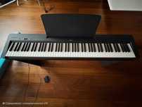 Цифровое пианино YAMAHA P-225WH (Блок питания, стойка, пюпитр, педаль)