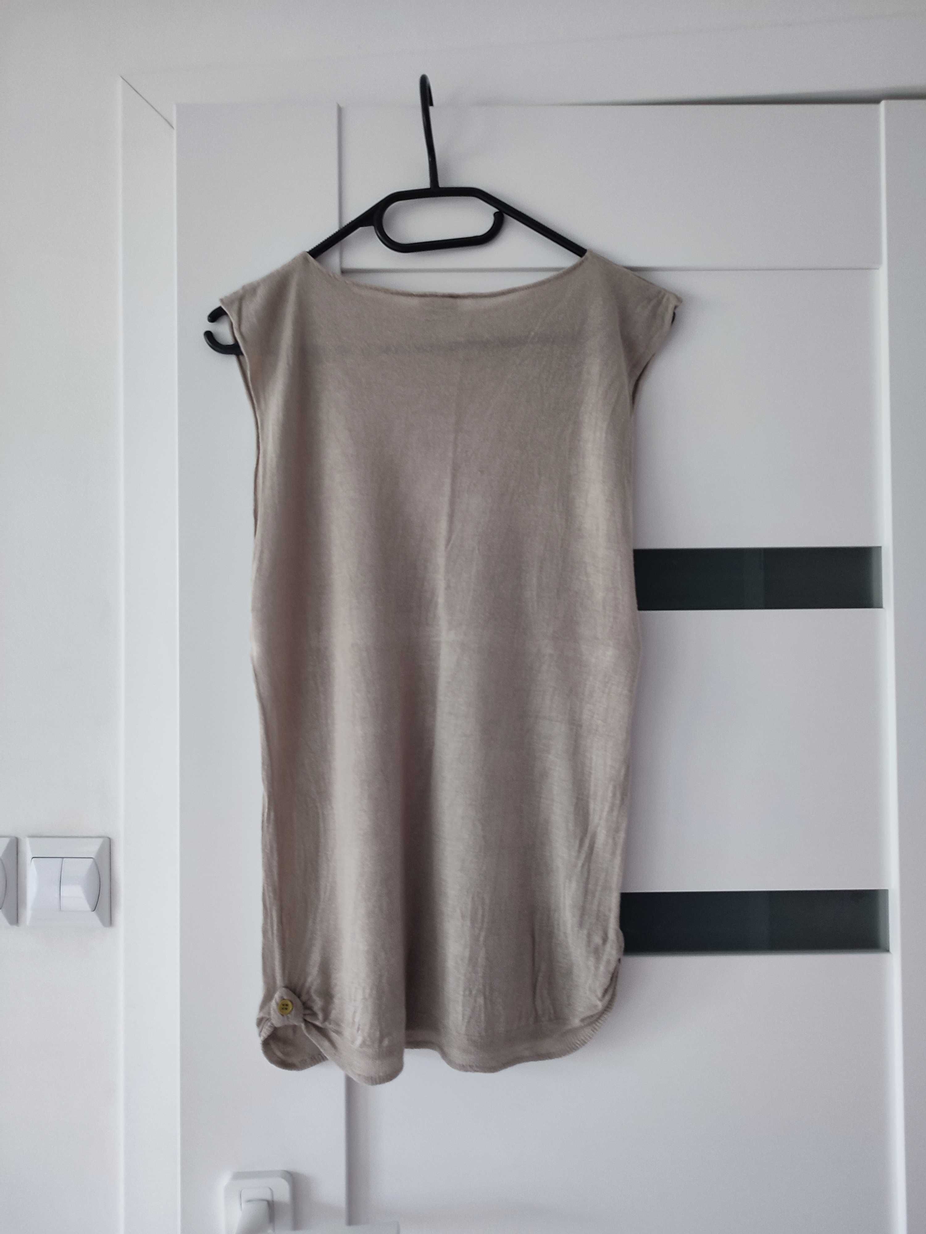 Beżowa bluzka by Malene Birger rozmiar S