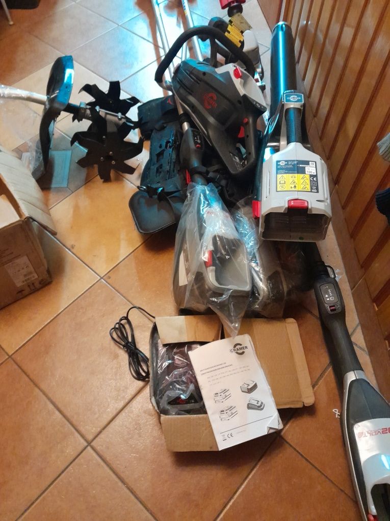 Nozyce kosa pila ladowarka  bateria cramer