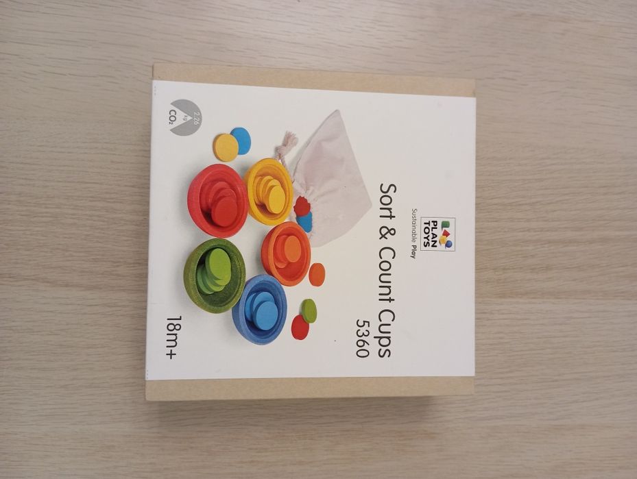Zabawka edukacyjna Sortuj i Licz Plan Toys Montessori