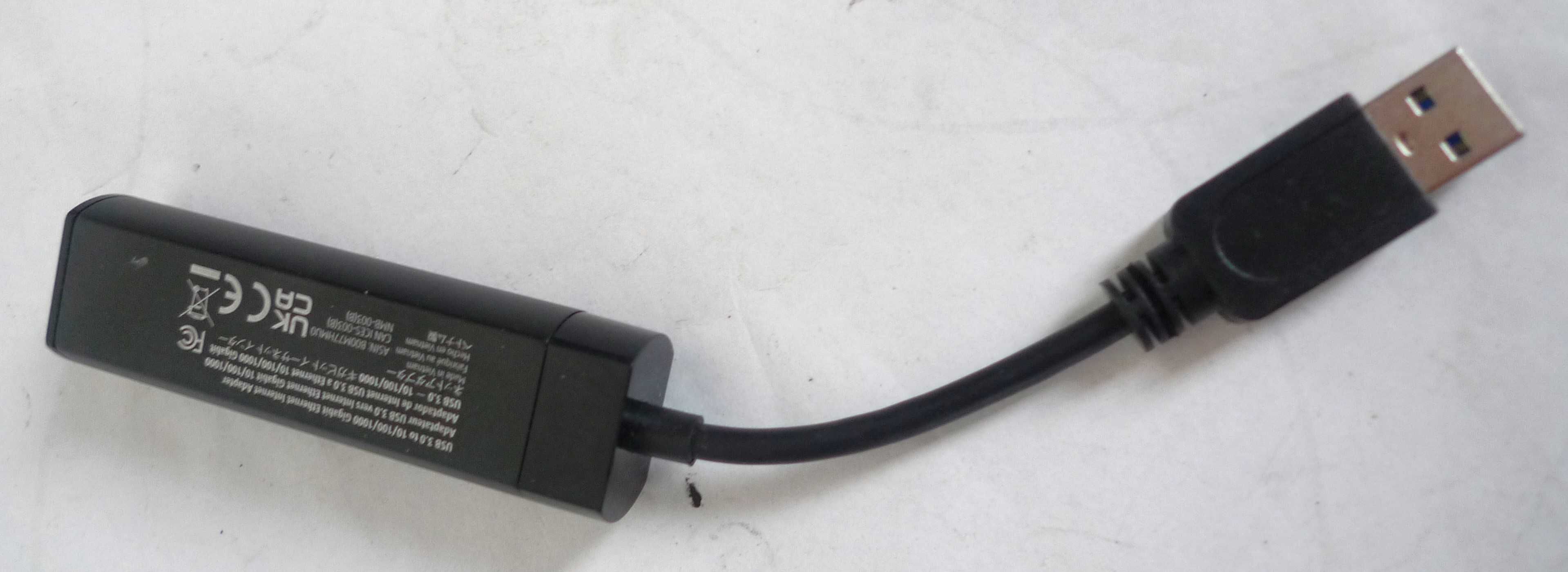 Karta sieciowa PC Amazon Basics USB RJ45 zewnętrzna przewodowa