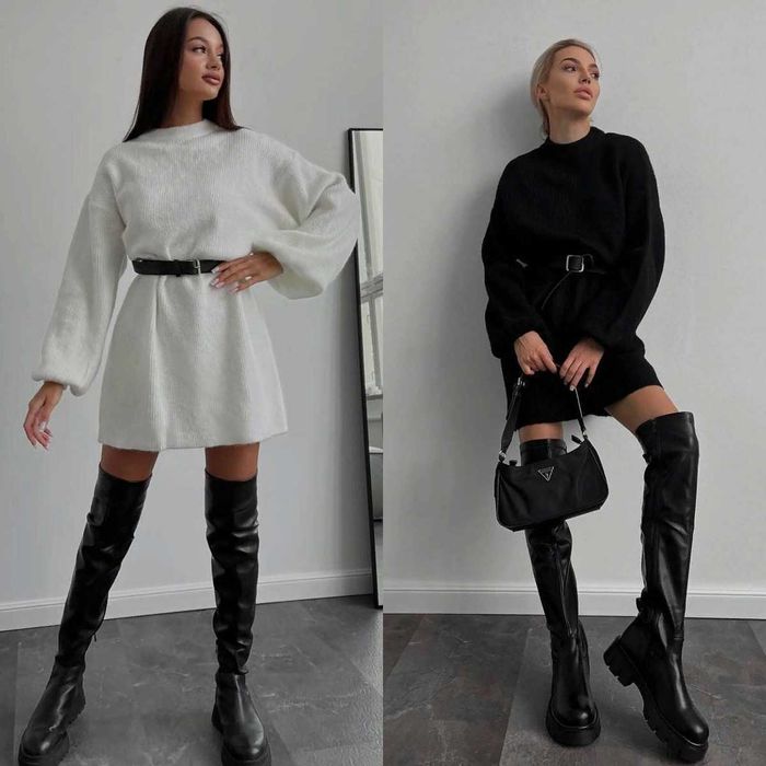 В наличии! Теплое платье из ангоры 2 цвета + Подарок*