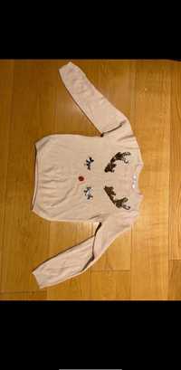 Sweter świateczny dziewczęcy rozmiar 158-164
