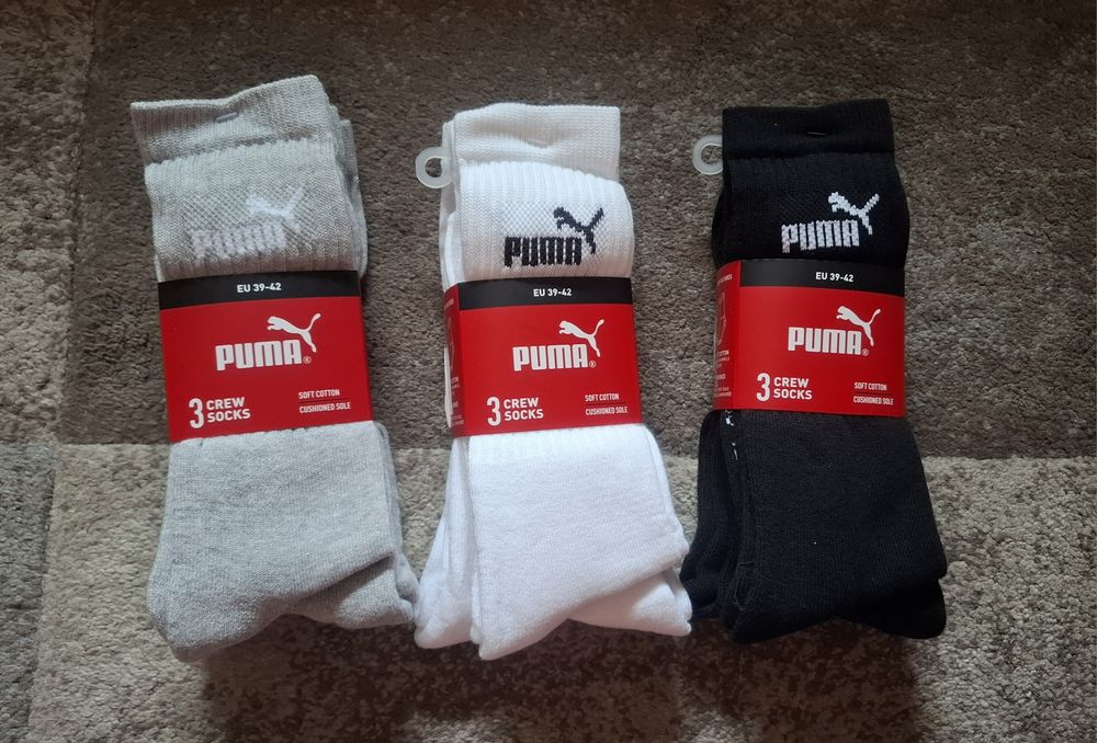 Skarpety skarpetki długie Puma 39-42 3 paczki