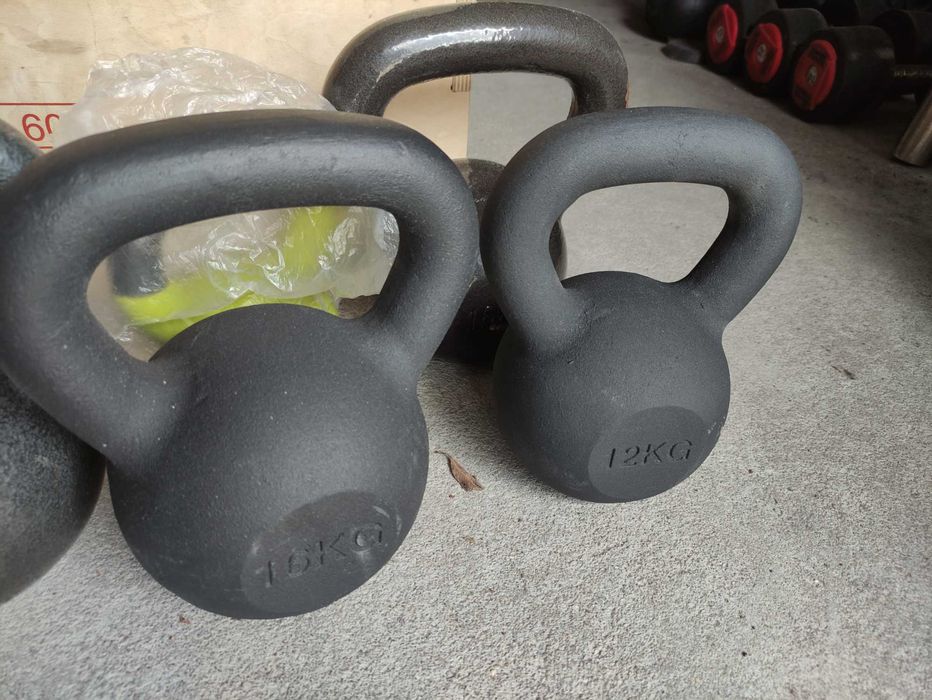 Kettlebell żeliwny żeliwne 8kg 12kg 16kg 20kg 24kg Obciążenie Odważnik