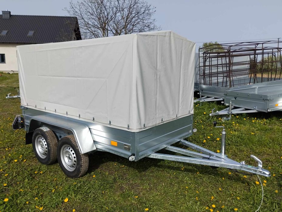 Rydwan 270x130 Przyczepa samochodowa Przyczepka 2 osie rama spawana