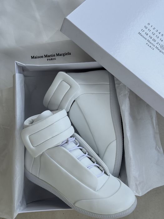 ФОТО РЕАЛ‼️ Чоловічі кросівки Maison Margiela FUTURE White HIGH білі