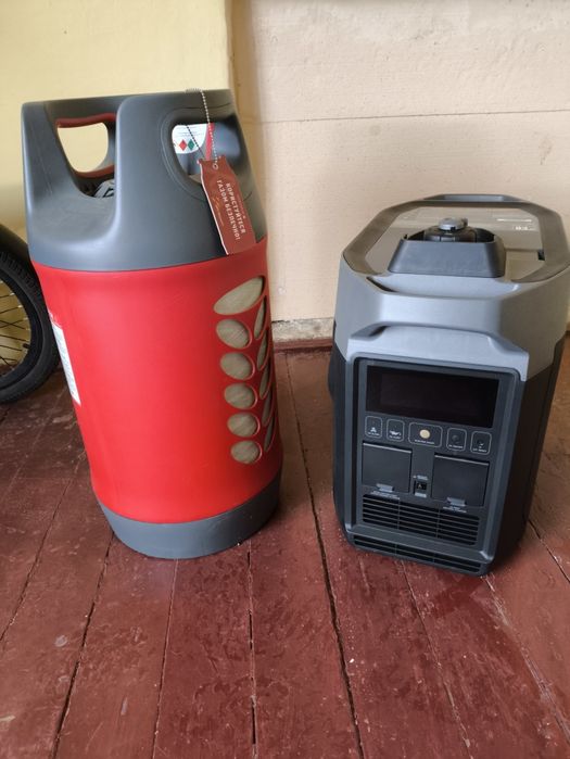 EcoFlow Smart Generator (газ/бензин) + газовий балон HPC Research 26л