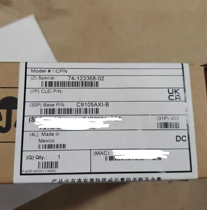 Точки доступа Cisco C9105AXI