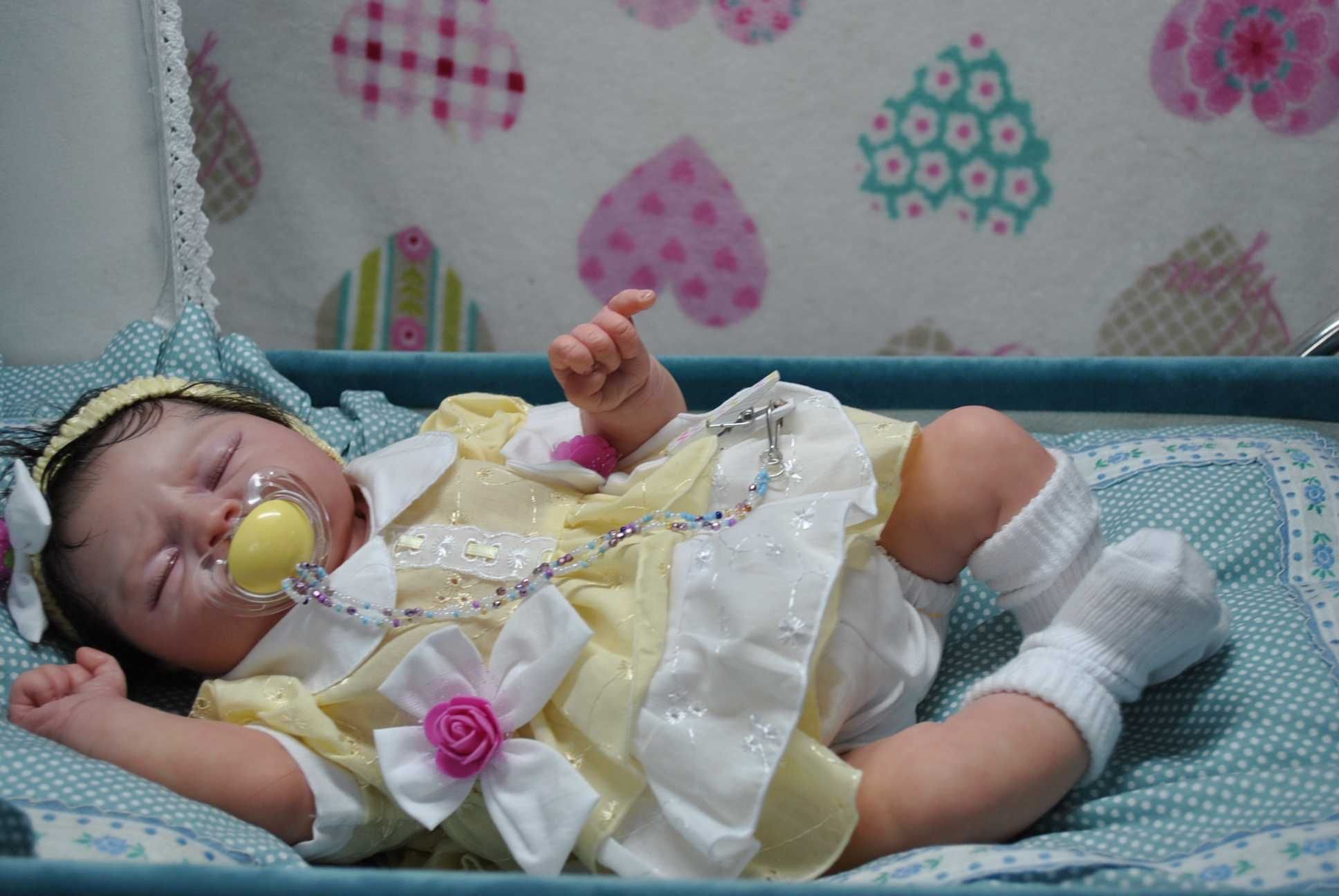 Oryginał lalka reborn kit E. Marx Ivy realistyczna wykonana genesis