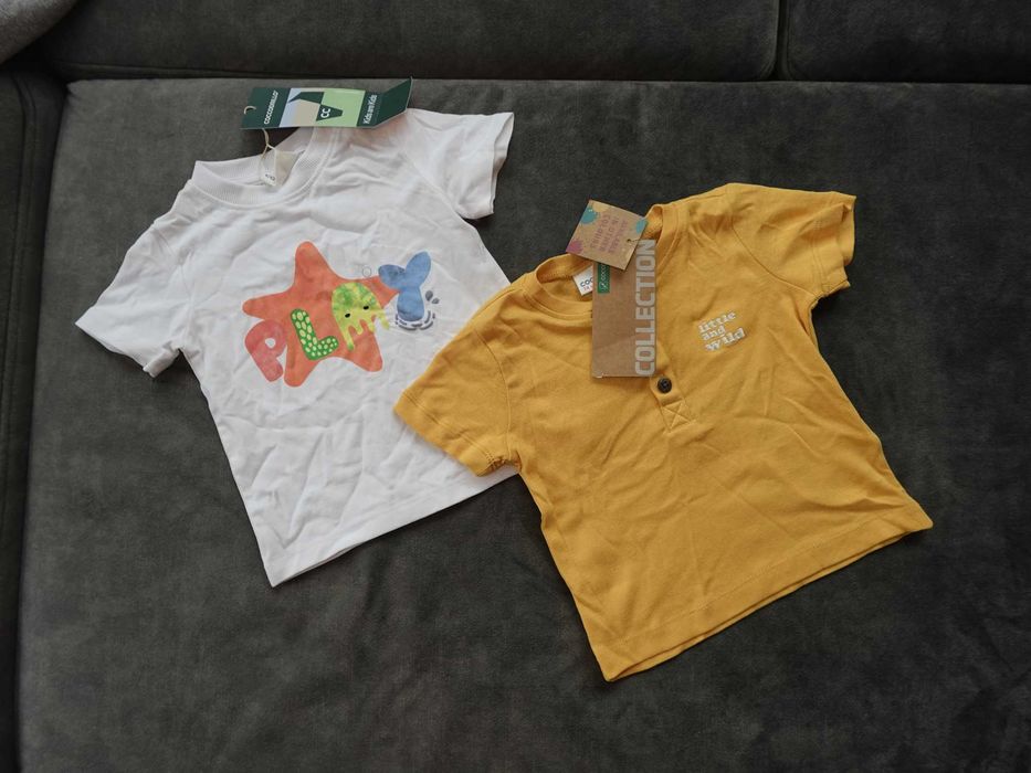 Ubranka dziecięce coccodrillo rozmiar 74, nowe z metkami, 10szt.