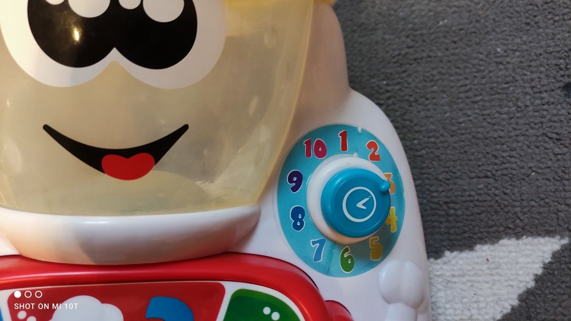 Chicco robot kuchenny mikser zabawka edukacyjna interaktywna