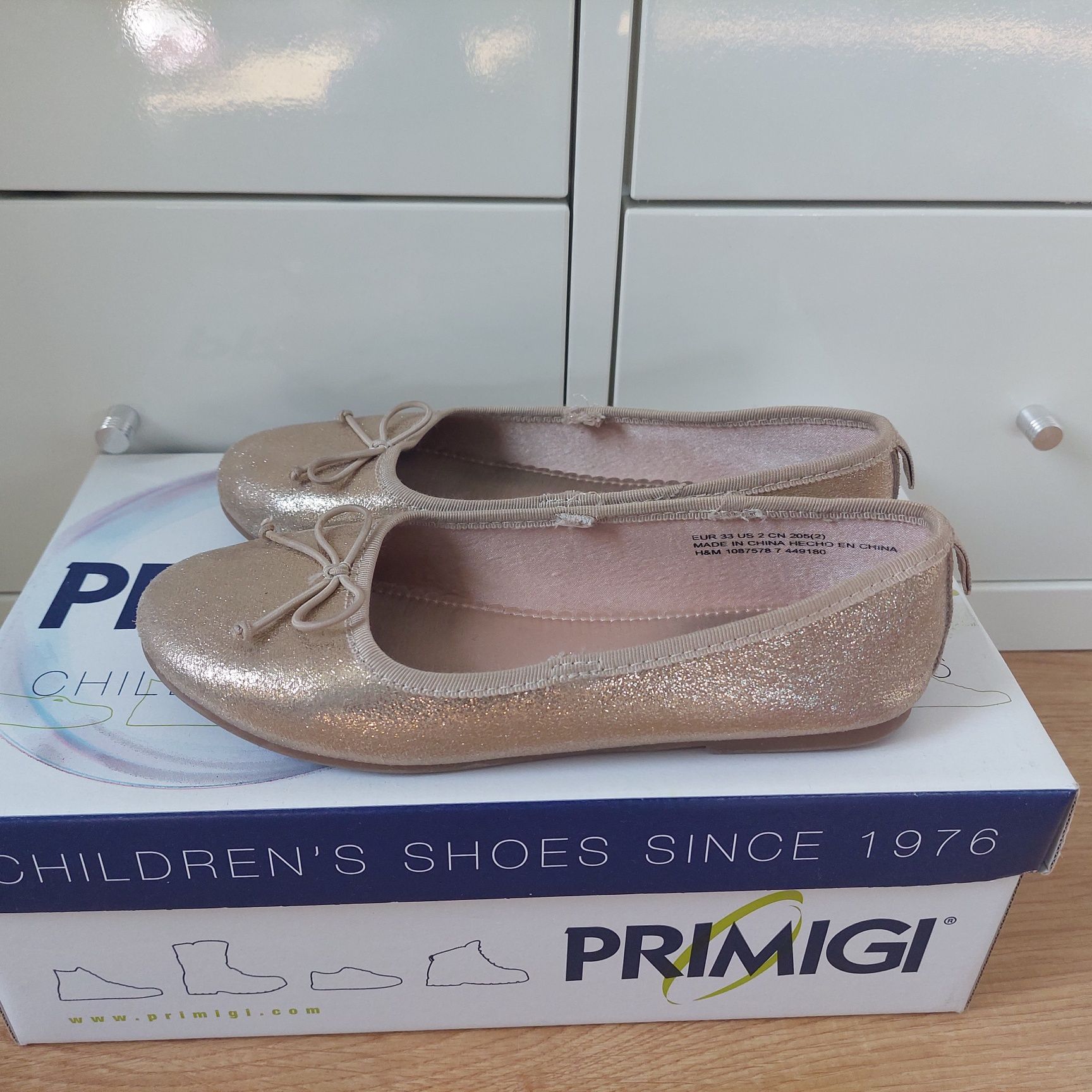 buty półbuty balerinki baleriny h&m 33