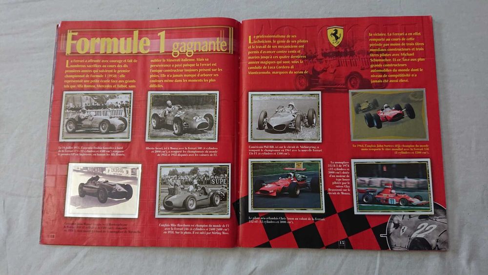 Cadernetas cromos Panini - The Smash Hits 84 - Ferrari - Aviões