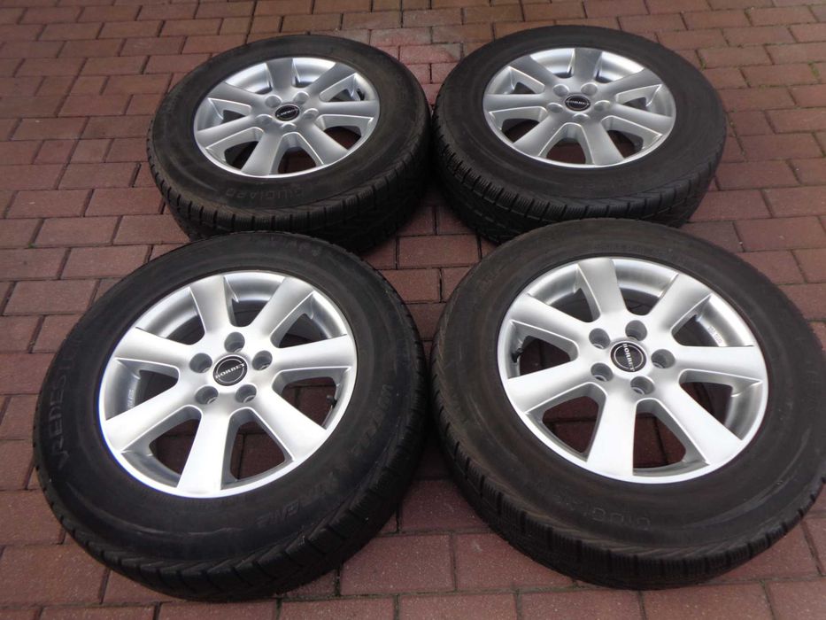 Alufelgi 16 Volvo Xc70 z oponami 215/65/16 sr 65,1mm Borbet wys 6,5mm