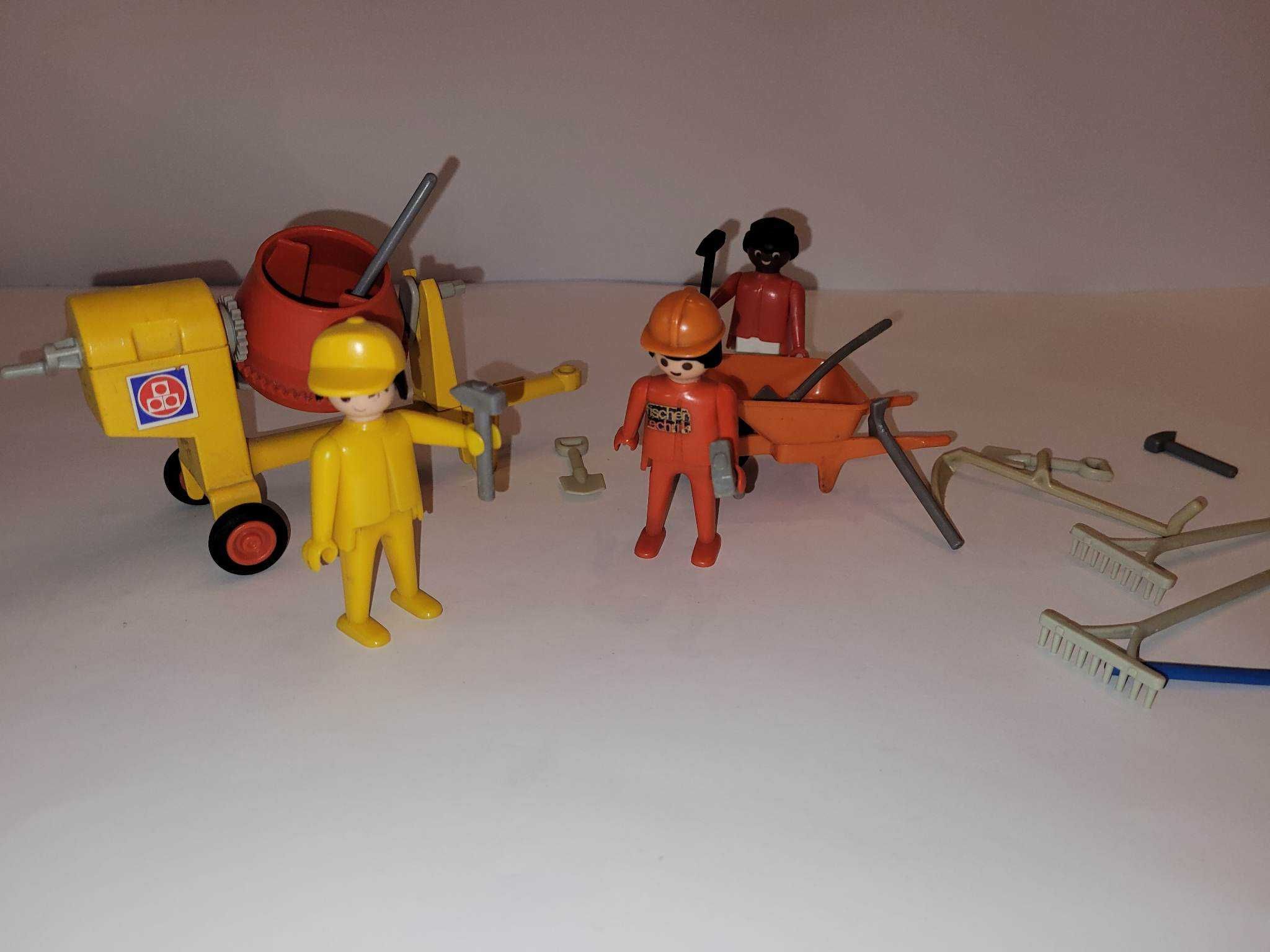 Stare playmobil lata 90-te zestawy budowlane