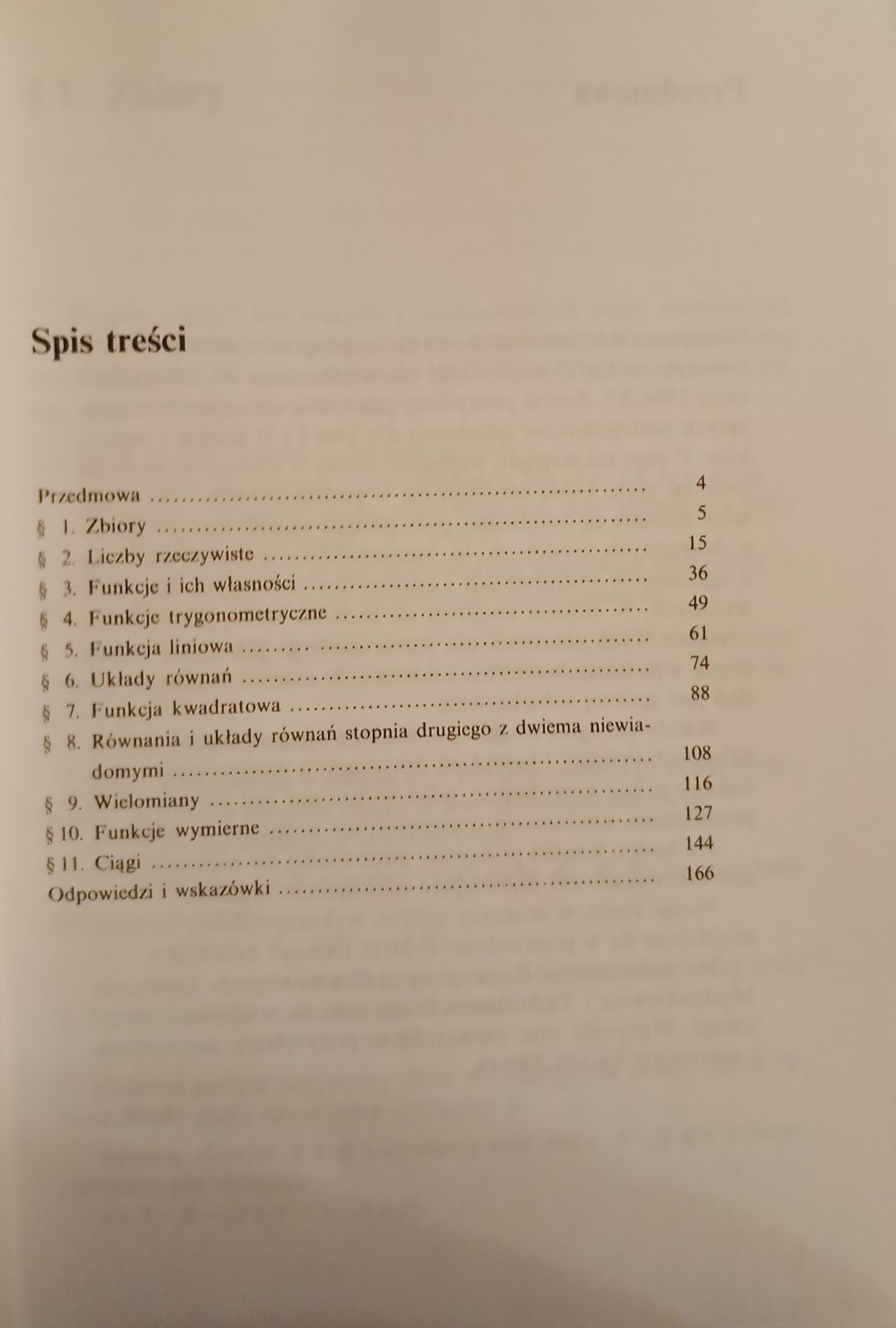 Zbiór zadań z matematyki dla klasy I i II liceum ogólnokształcącego