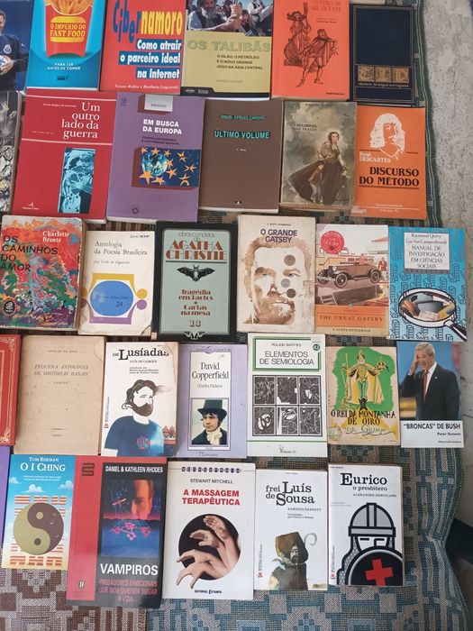 Livros romances técnicos e bds