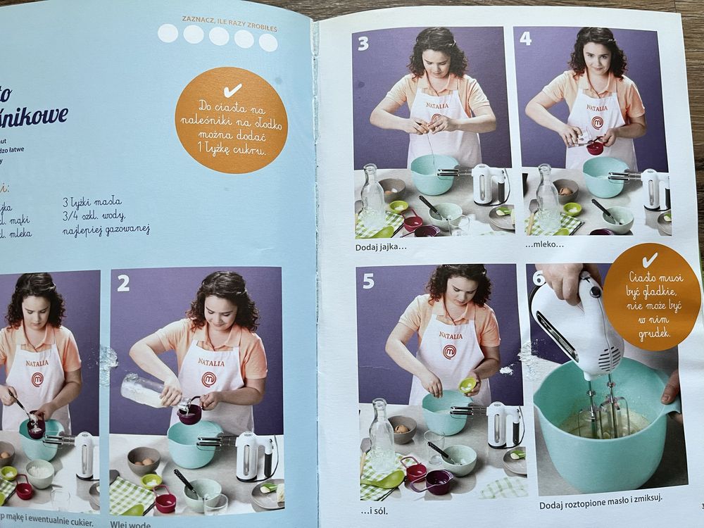 MasterChef junior / książka kucharska / Natalia Paździor