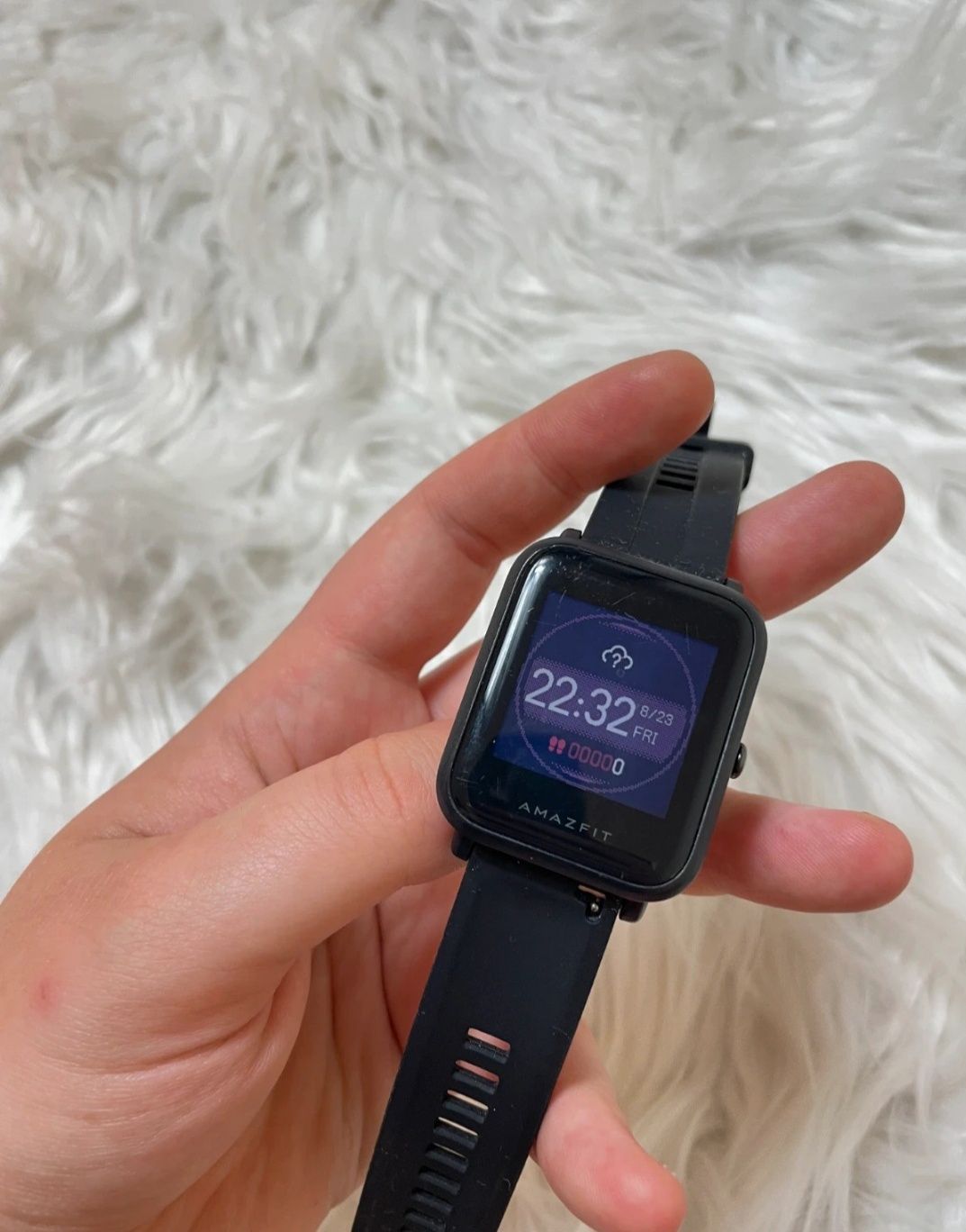 wodoodporny smartwatch Huawei Amazfit Bip Lite A1915 3ATM dobry stan
