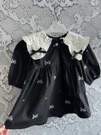 Сукня чорна для дівчинки 86-92 пишіть скину розміри