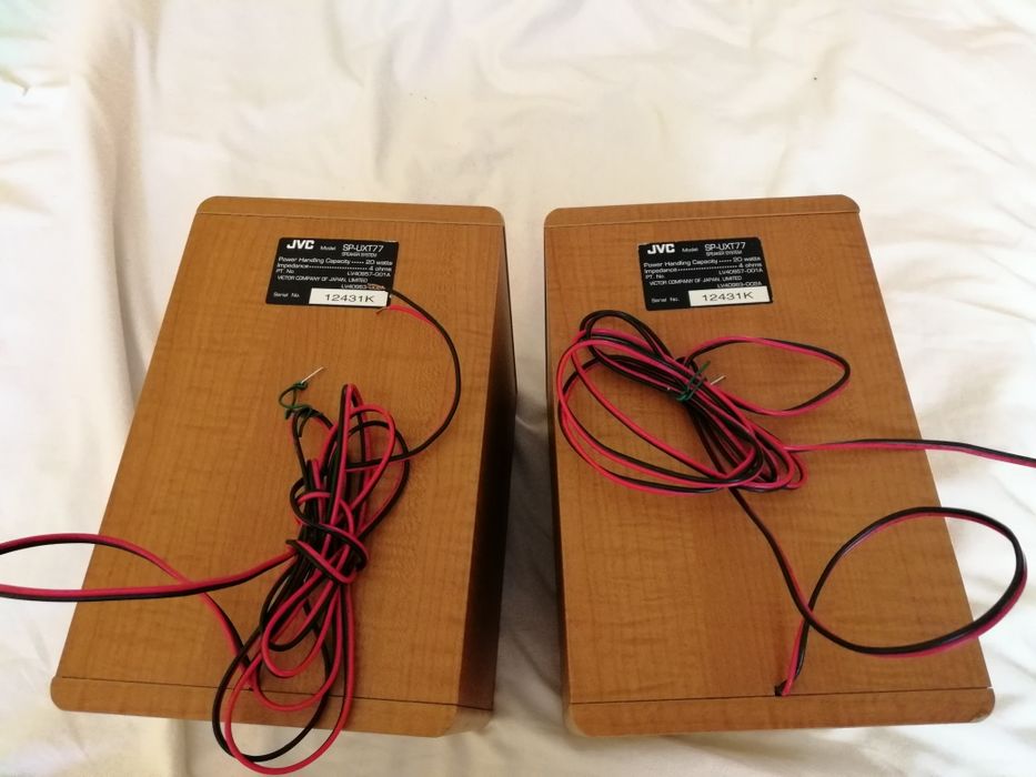 KOLUMNY JVC SP-UXT77 drewno JAPAN głośniki zestaw 20w wieża 55