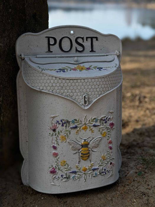 OKAZJA ! Wyjątkowa Skrzynka Na Listy Ręcznie Malowana Duży Zestaw !