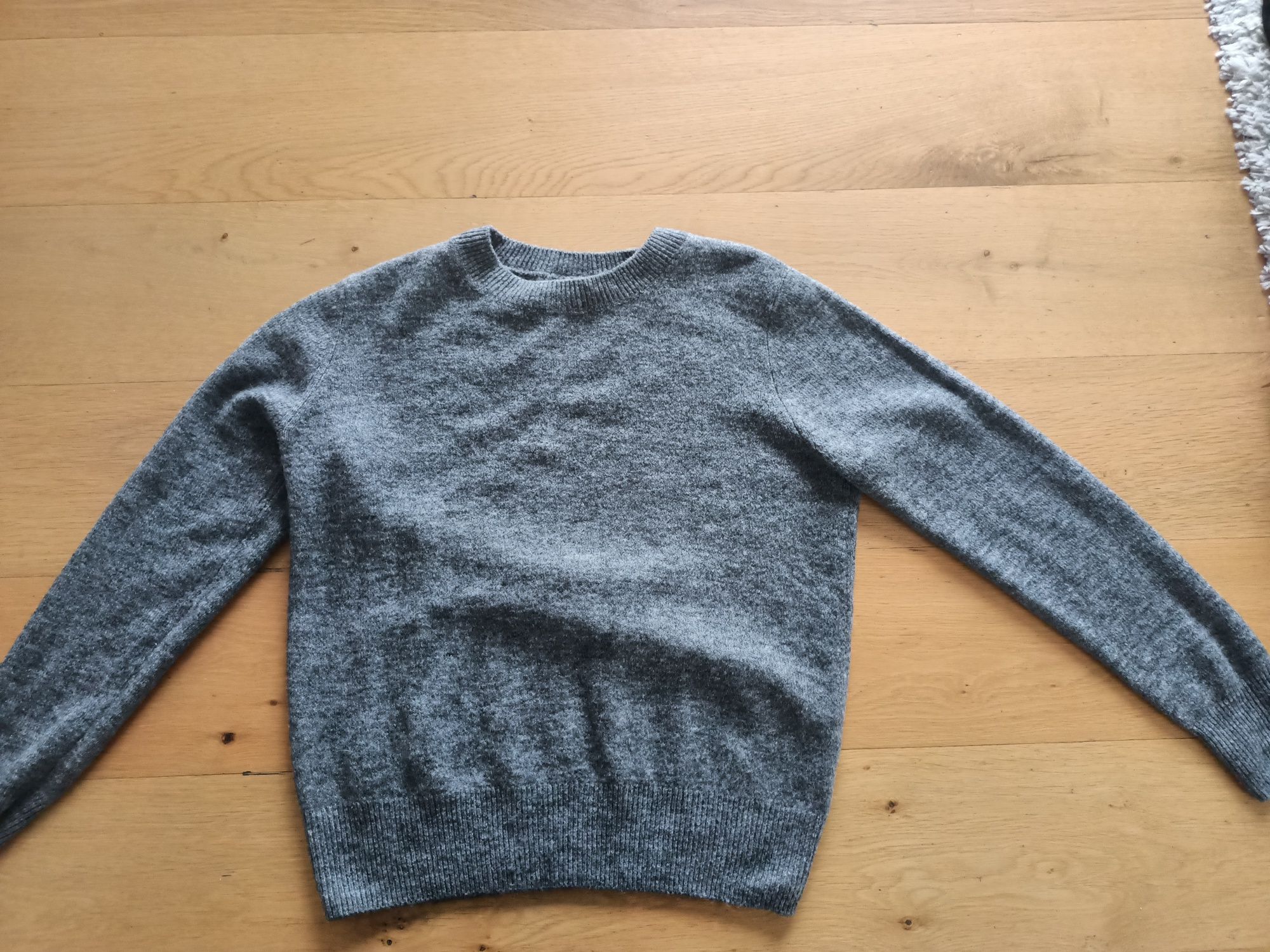 Sweter H&M -L- szary