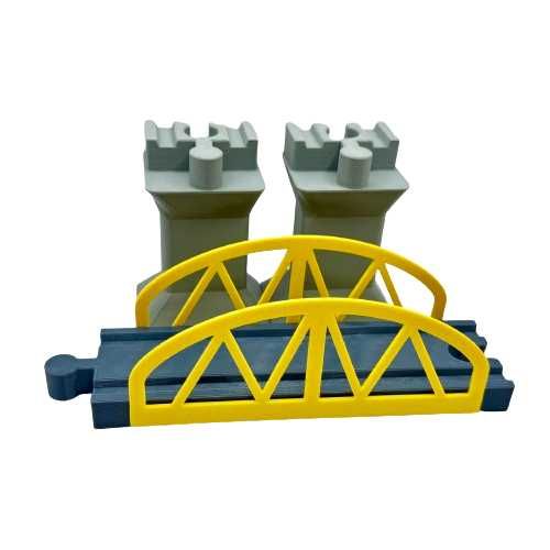 Most i Kolumny do torów drewnianych z Ikea Lidl Brio - kolejka