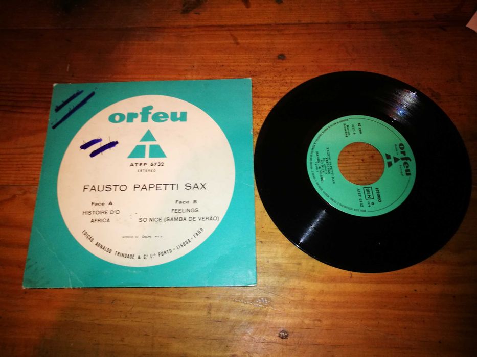Fausto Papetti Sax - Histoire D'O SINGLE