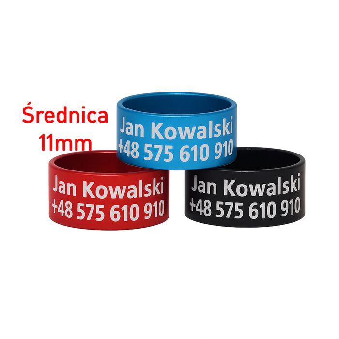 Obrączki znaczniki dla gołębi obrączka aluminiowa 11 mm 50szt