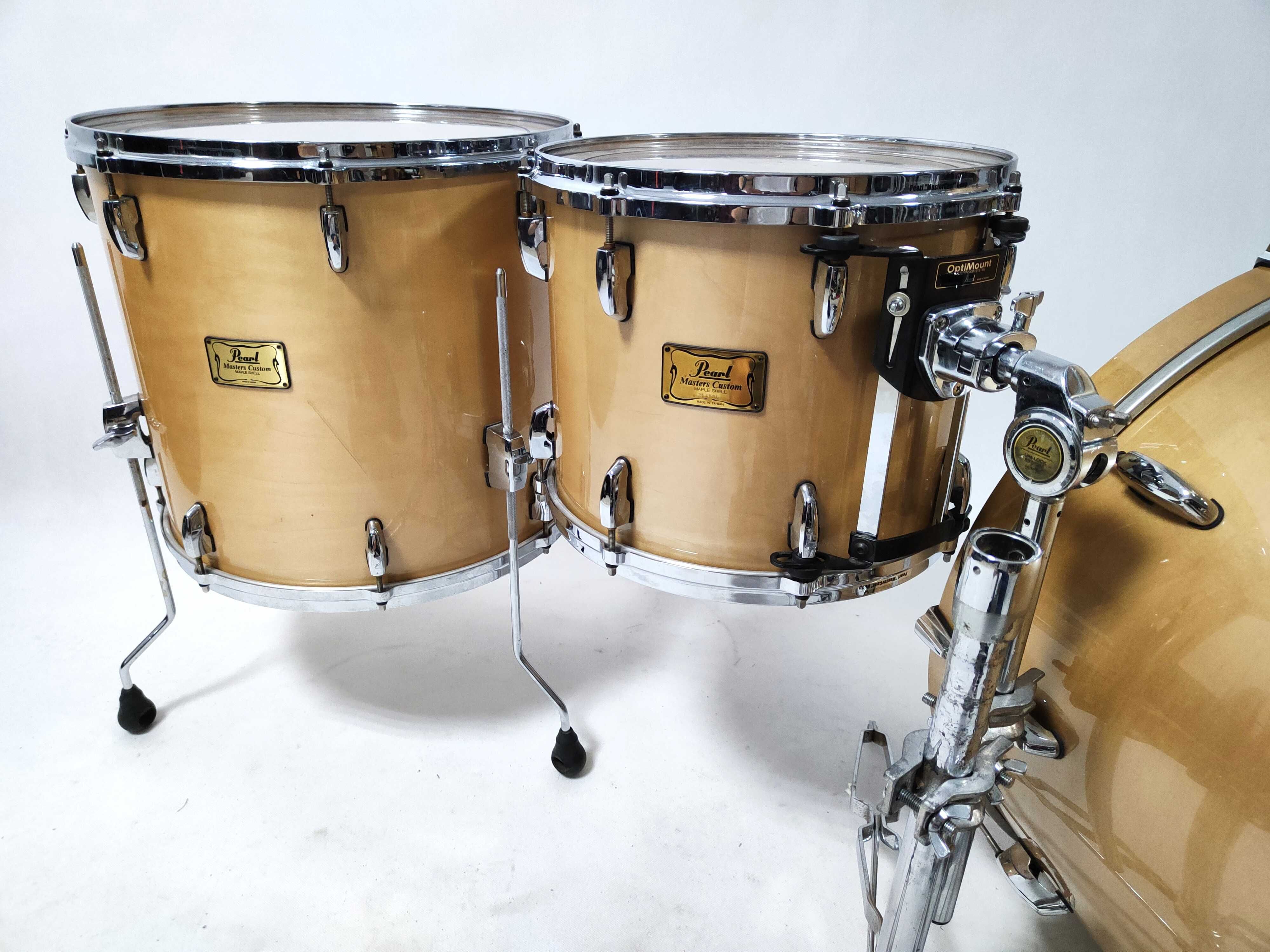 Perkusja Pearl Masters Custom MMX Maple 24,13,14,18" Platinum Mist