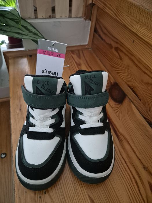 Buty za kostkę zielone