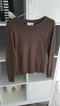 Sweter Vila xs 34 khaki przyjemna dzianina